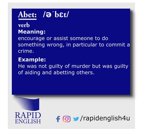 abetting meaning in filipino .